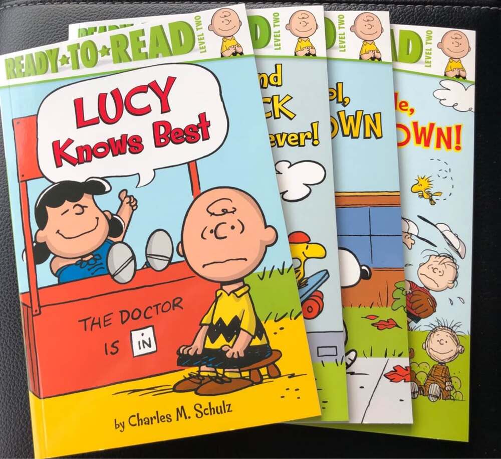 NEW (4) Charlie Brown Ready To Read Level Two Books Snoopy Woodstock Lucy